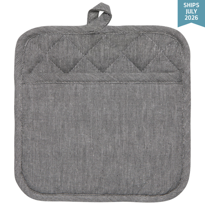 Danica Silicone-Cotton Pocket Potholder Grey