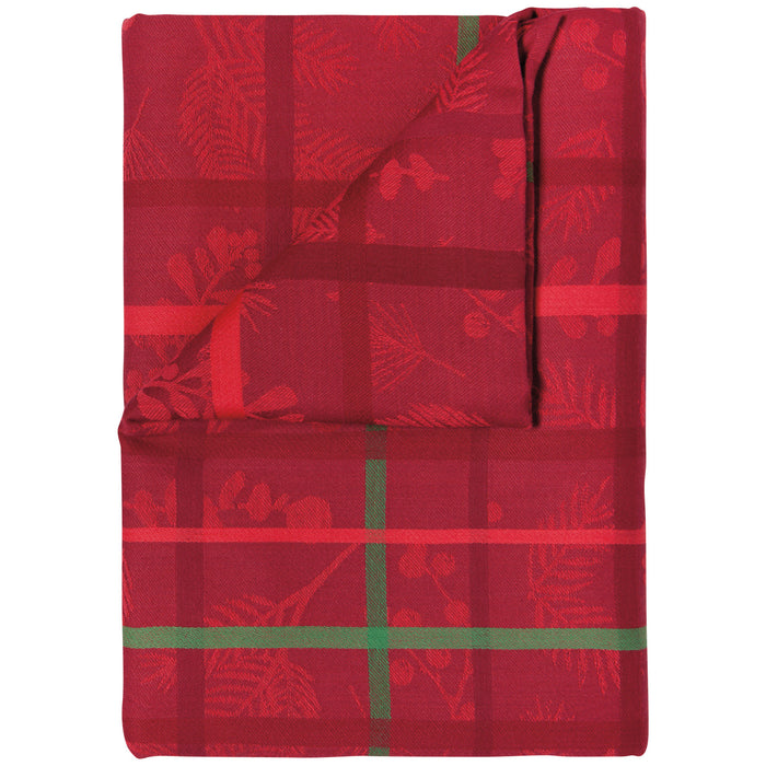 Danica Jacquard Tablecloth Winterberry 60 x 90"
