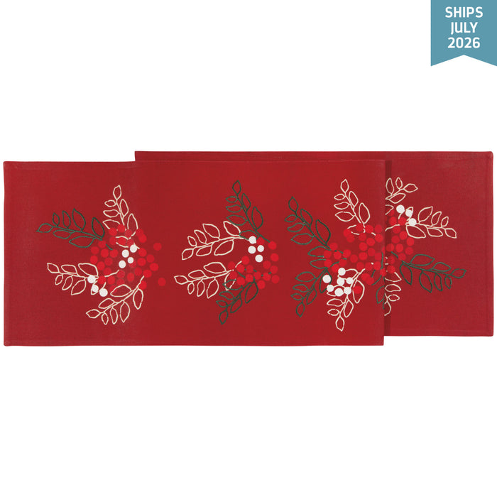 Danica Now Designs Christmas Table Runner Merry Berry