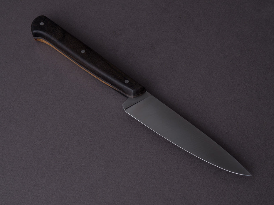 Goyon-Chazeau Le Grand Tradi Knife With Ebony With Sapwood Handle - Bear Country Kitchen