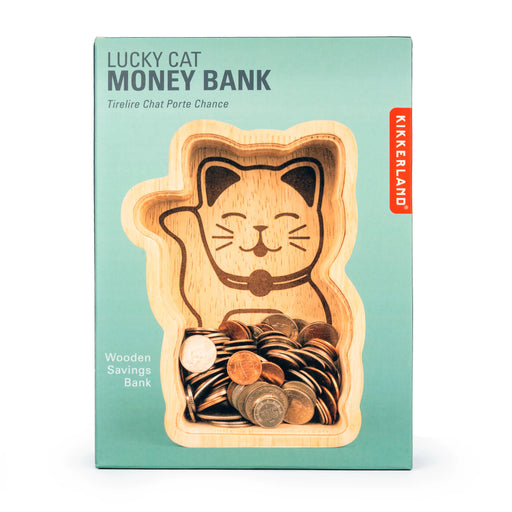 Kikkerland Lucky Cat Money Bank - Bear Country Kitchen