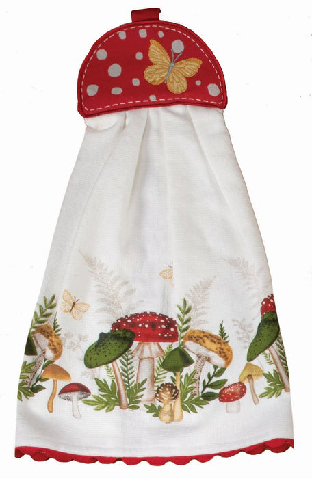 KayDee Designs Hang Up Towel Botanical Mushroom - Bear Country Kitchen