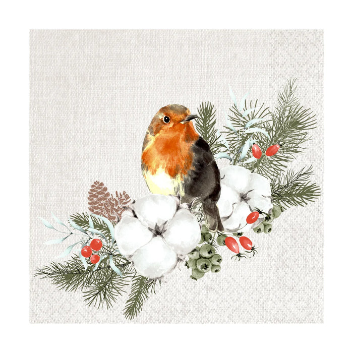 Paper Design Luncheon Napkin Robin Forest - Bear Country Kitchen