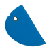 Messermeister Silicone Bowl Scraper Blue - Bear Country Kitchen