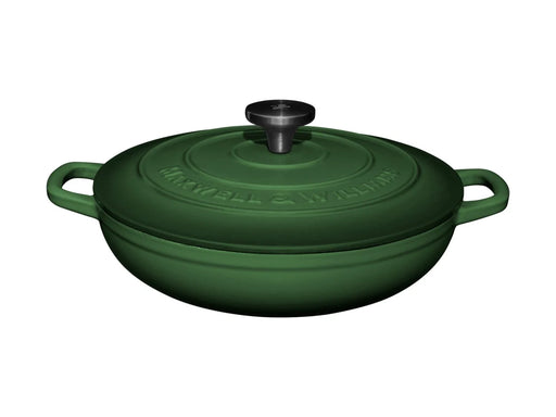 Maxwell Williams Cast Iron Braiser 3.3L Green - Bear Country Kitchen