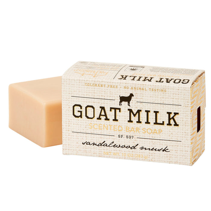 San Francisco Soap Company Goat Milk Bar Sandalwood Musk - Bear Country Kitchen