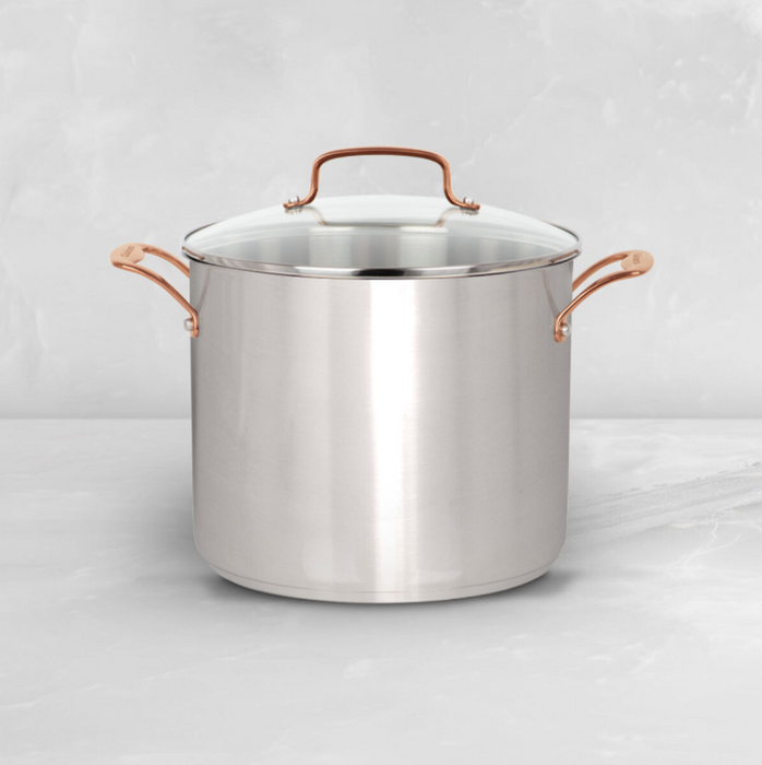 Cuisinart 12QT Stock Pot Metal Expression Bronze