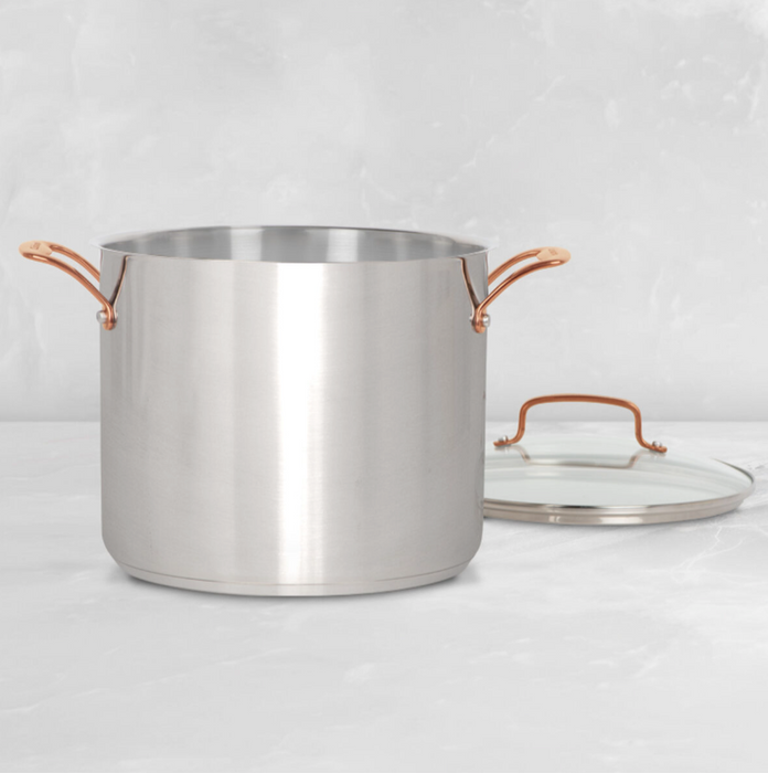 Cuisinart 12QT Stock Pot Metal Expression Bronze