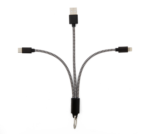 Kikkerland 3-In-1 Charging Keyring - Bear Country Kitchen