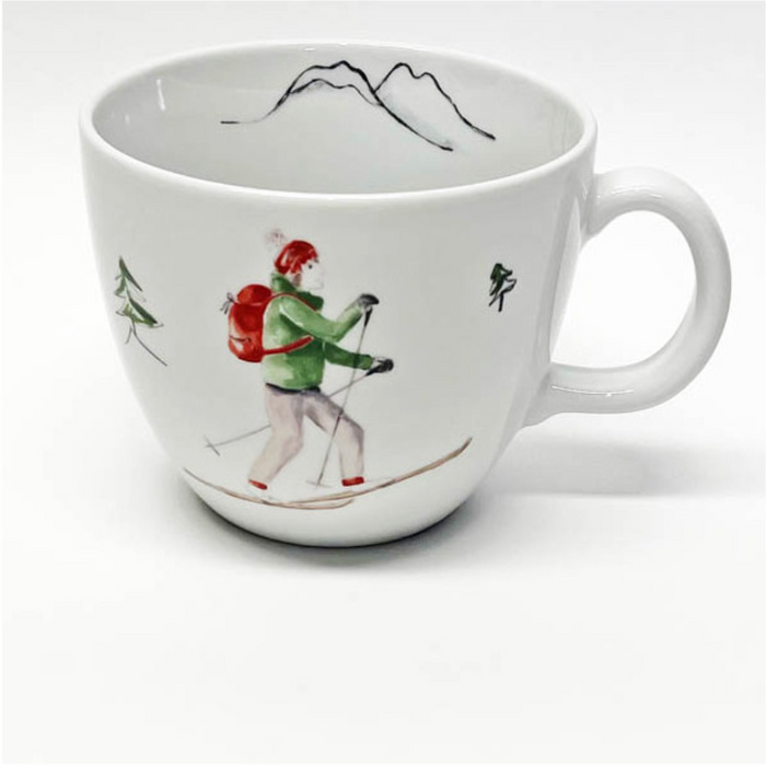 Formenton Mega Mug Skier - Bear Country Kitchen