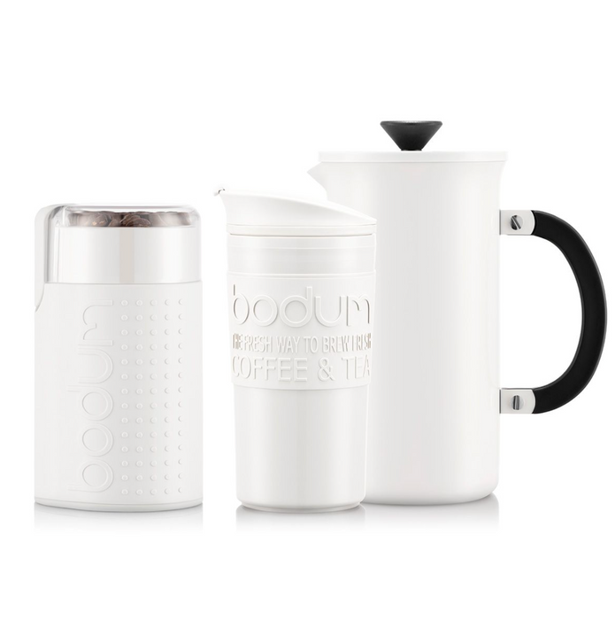 Bodum Tribute Coffee Press Set of 3 White - Bear Country Kitchen