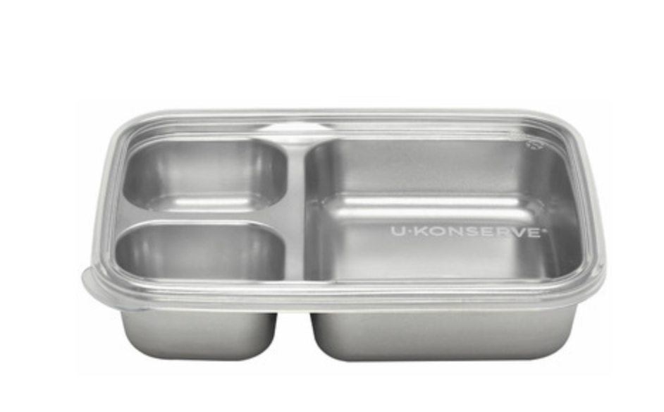 U-Konserve Stainless Steel 3 Compartment Container - Bear Country Kitchen