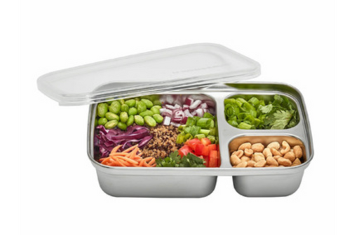 U-Konserve Stainless Steel 3 Compartment Container - Bear Country Kitchen