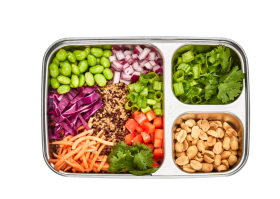 U-Konserve Stainless Steel 3 Compartment Container - Bear Country Kitchen