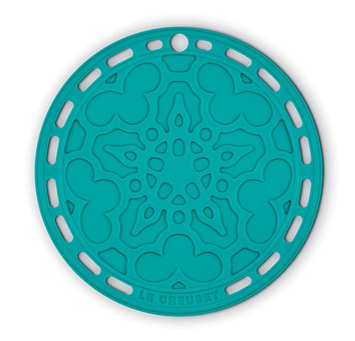 Le Creuset Silicone Trivet Bleu Riviera - Bear Country Kitchen