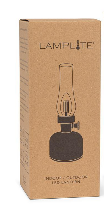 Abbott LED Lamp With Chimney ochre - Bear Country Kitchen