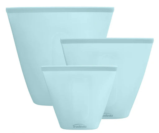 Trudeau Set of 3 Silicone Stand up Food Bags - Bear Country Kitchen