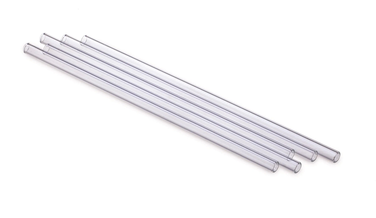 Simax Glass Drinkng Straws With Cleaning Brush Set Of 6 - Bear Country Kitchen