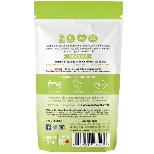 SaltWest Naturals Bath Soak  Soothing Eucalyptus