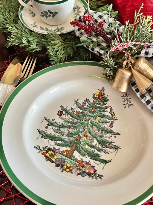 Spode Christmas Tree Christmas Tree Large Square Bowl - Bear Country Kitchen