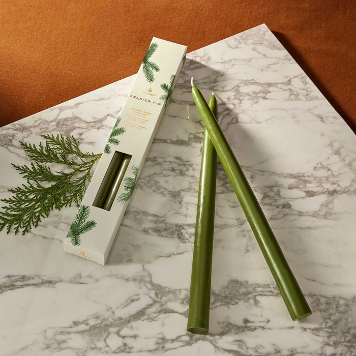Thymes Frasier Fir Taper Candle Set Of 2