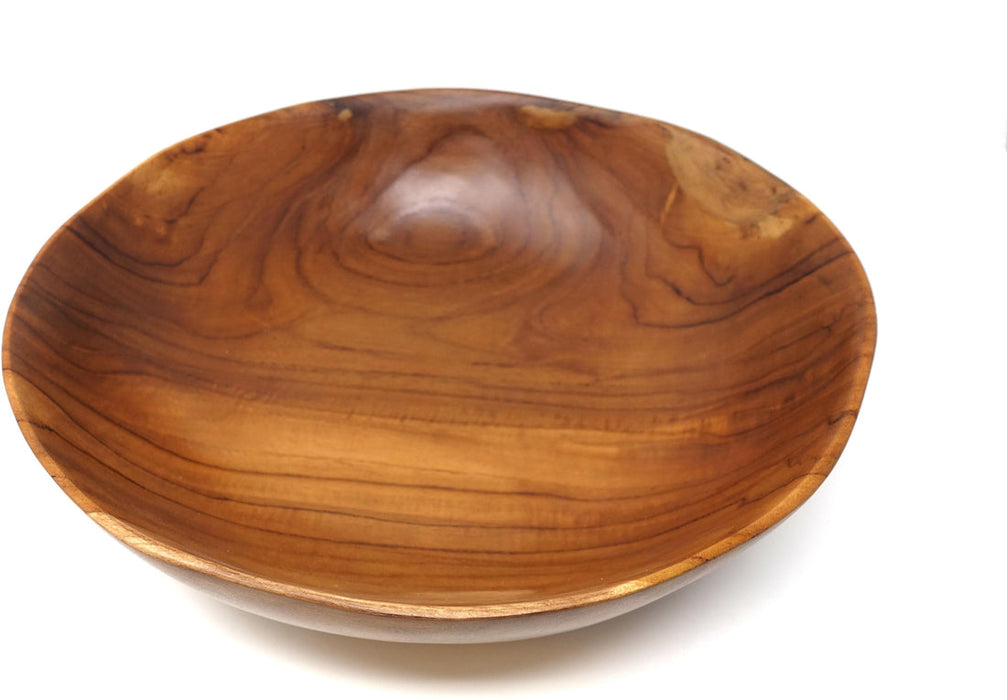 Teakhaus Natural Large Salad Bowl 12" - Bear Country Kitchen