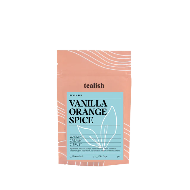 Tealish Black Tea Vanilla Orange Spice 50G - Bear Country Kitchen