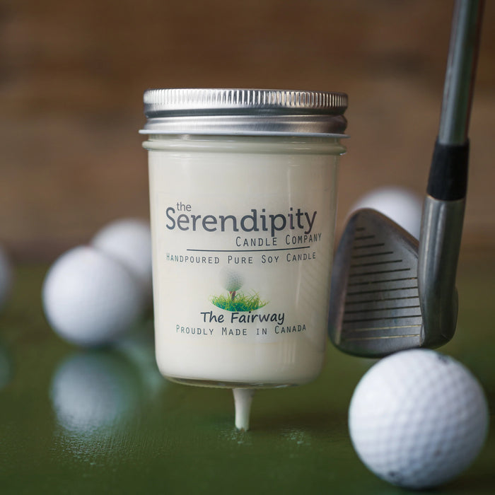 The Serendipity Soy Candle Company  Mason Jar Candle 8OZ The Fairway - Bear Country Kitchen