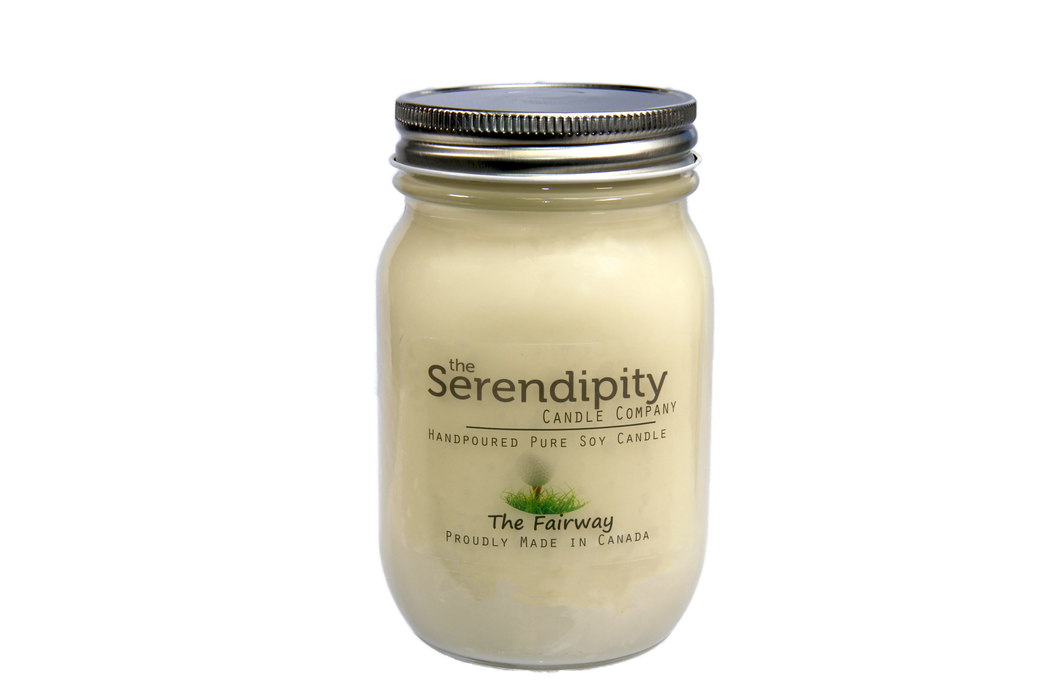 The Serendipity Soy Candle Company  Mason Jar Candle 8OZ The Fairway - Bear Country Kitchen