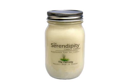 The Serendipity Soy Candle Company  Mason Jar Candle 8OZ The Fairway - Bear Country Kitchen