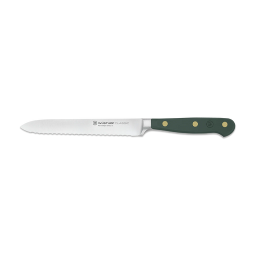 Wusthof Classic Serrated Utility Knife Rosemary - Bear Country Kitchen