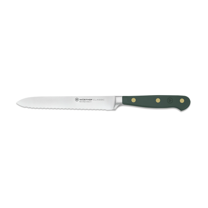 Wusthof Classic Serrated Utility Knife Rosemary - Bear Country Kitchen