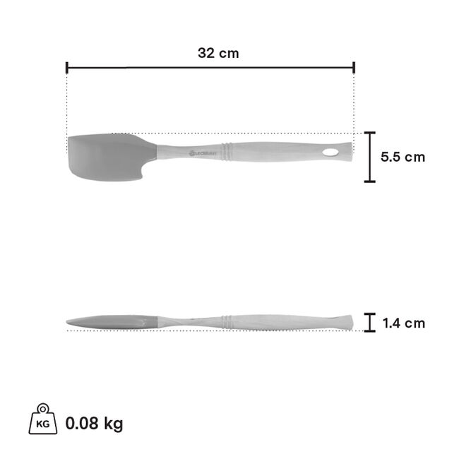 Le Creuset Revolution Medium Spatula Sage - Bear Country Kitchen