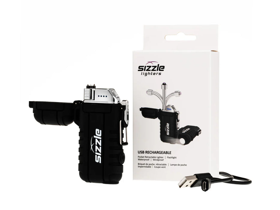 Sizzle Lighter - The Versa Black