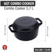 Victoria Cast Iron Combo Dutch Oven 5.7L - Bear Country Kitchen