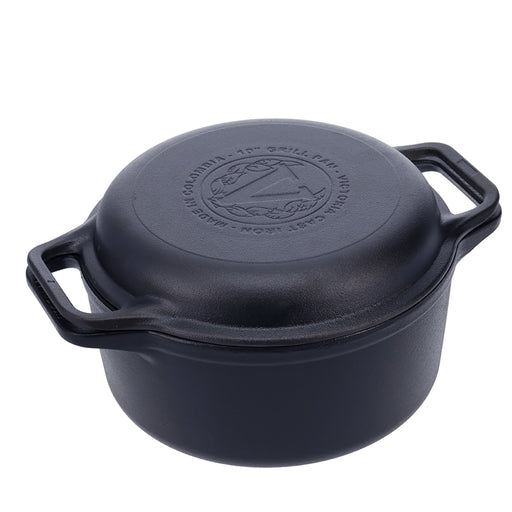 Victoria Cast Iron Combo Dutch Oven 5.7L - Bear Country Kitchen