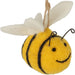 Silver Tree Ornament Felt Bee - Bear Country Kitchen