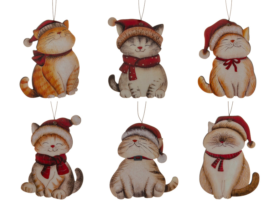 Christmas Tradition Ornament Glossy Cat - Bear Country Kitchen