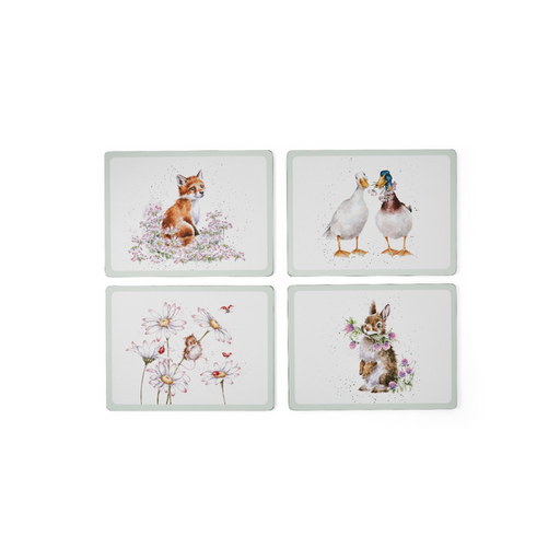 Wrendale Placemats Set Of 4 Wildflowers - Bear Country Kitchen