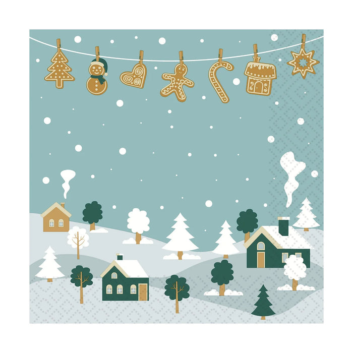 Paper Design Luncheon Napkin Winter Hill - Bear Country Kitchen