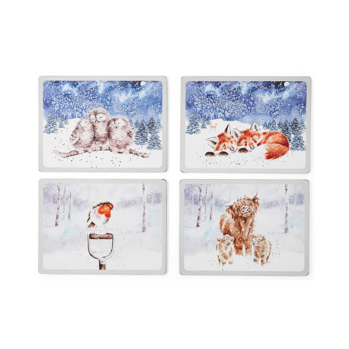 Pimpernel Placemats S/4 -Winter Sky - Bear Country Kitchen