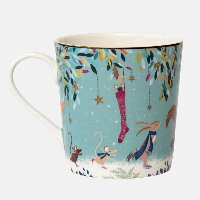 Sara Miller Mug In Giftbox - Skaters - Bear Country Kitchen