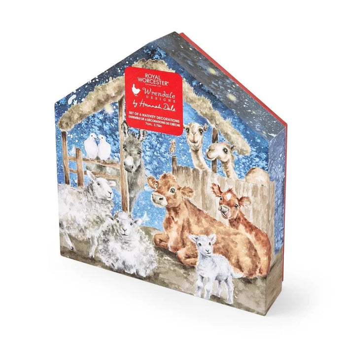 Wrendale Nativity Decorations Set of 6