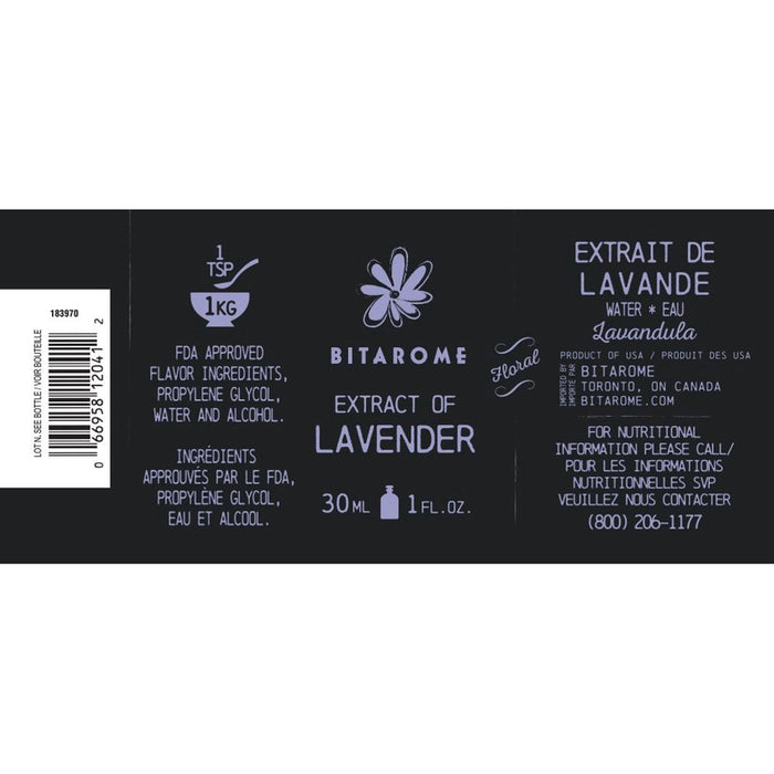 Bitarome Extract - Lavender - Bear Country Kitchen