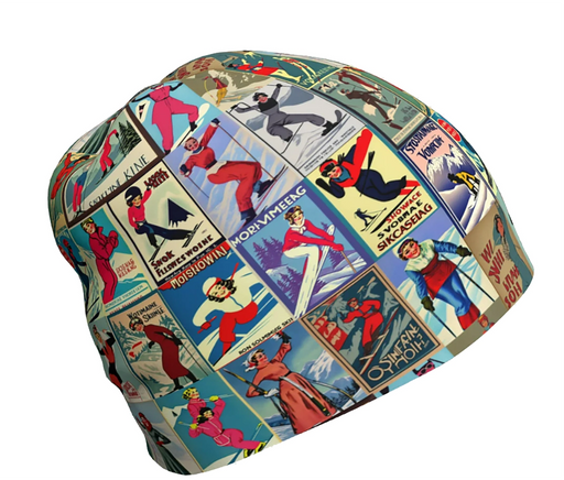 Sofs Design Beanie Vintage Women Skiers - Bear Country Kitchen