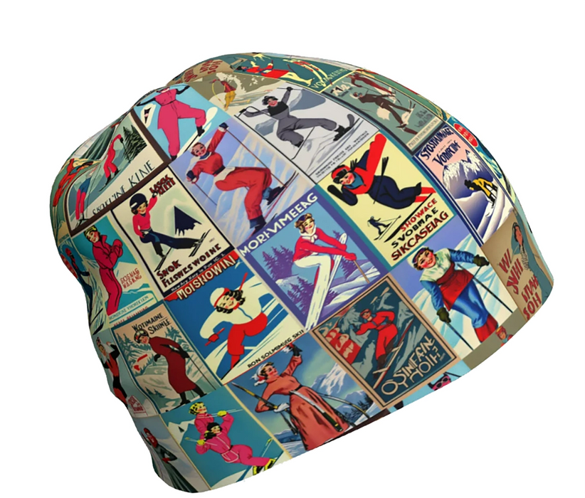 Sofs Design Beanie Vintage Women Skiers - Bear Country Kitchen