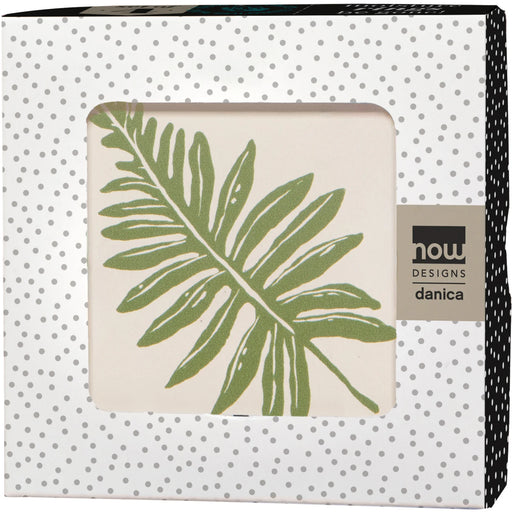 Danica Now Designs Ceramic Coaster Set Of 4 Fern & Frond - Bear Country Kitchen