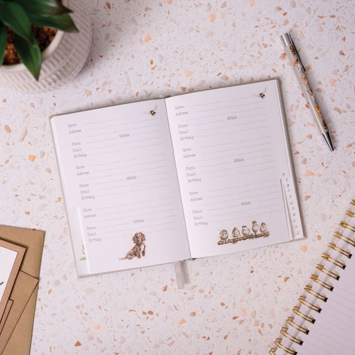 Wrendale Address Book The Flower Pot