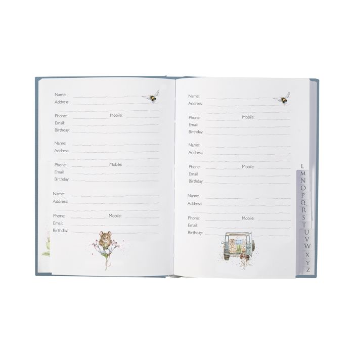 Wrendale Address Book The Highlander - Bear Country Kitchen
