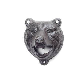 Growling Bear Wall Bottle Opener - Bear Country Kitchen
